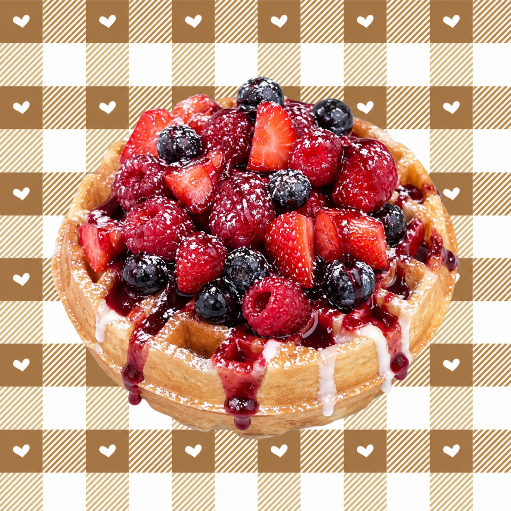 Waffle Frutos Rojos