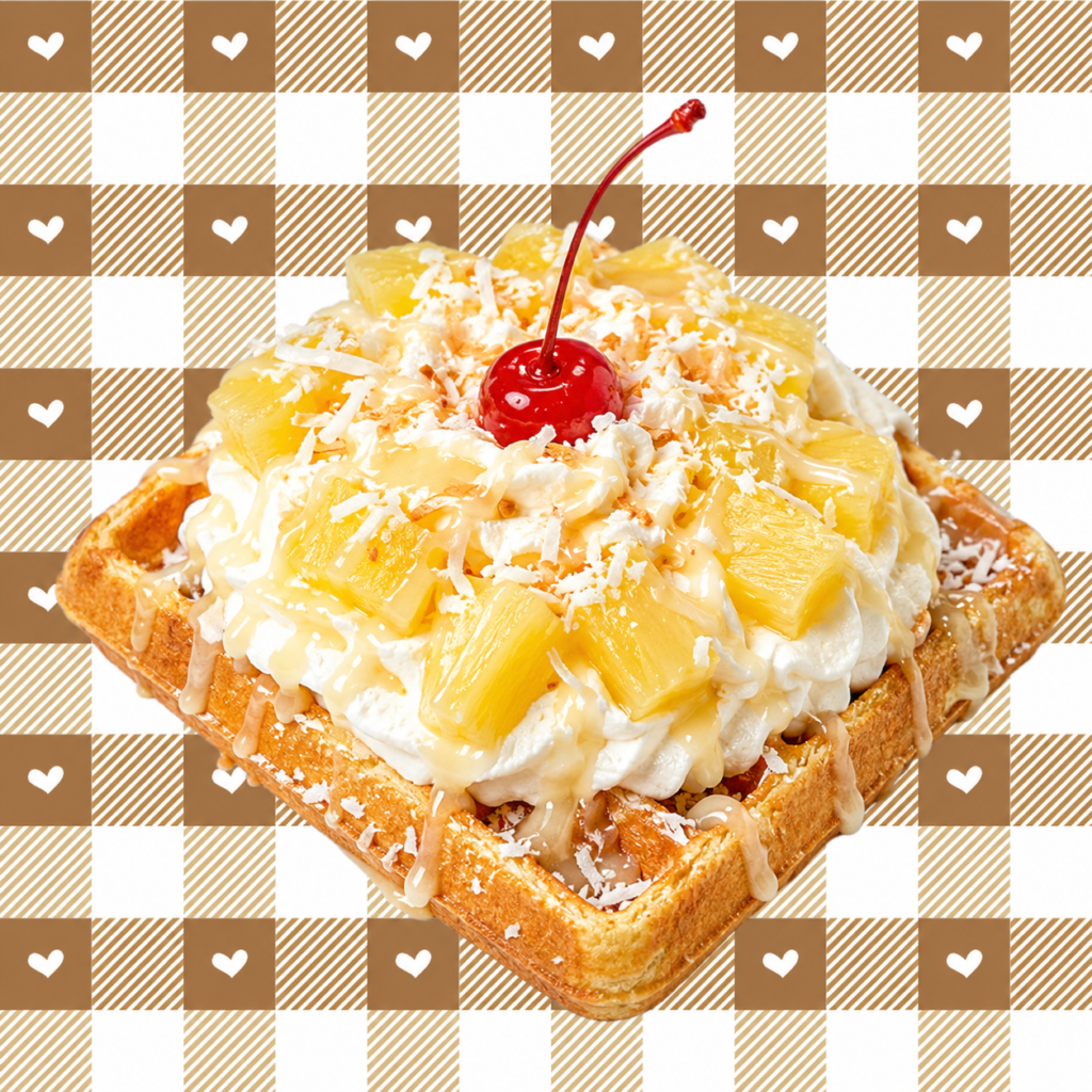 Waffle Piña Colada